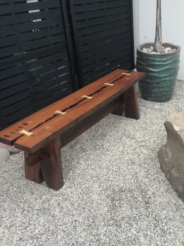 Mahogany Bench