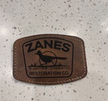 Custom engraved patch thank you Zanes for your custom order!
