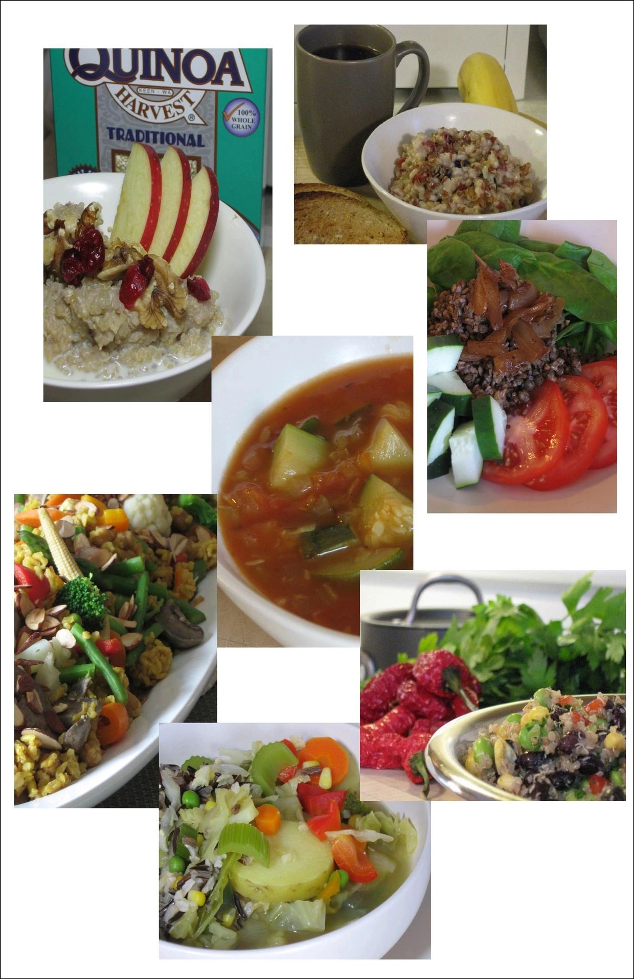 Healthy Cooking Spring Edition Menu 