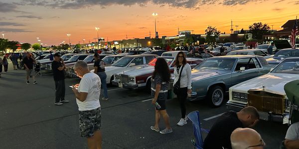  Cadillac car cruise in the New York Connecticut with  Cadillacs and Eldorados 