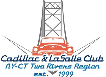 NY-CT two rivers region of the cadillac & LaSalle club Logo 