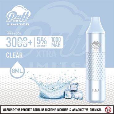 Puff Xtra Limited Clear flavor