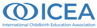 Logo of the International Childbirth Education Association (ICEA).
