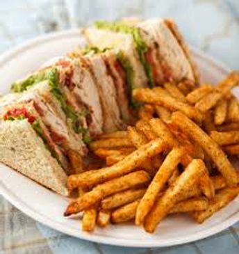 Sandwiches cheerful lunch
