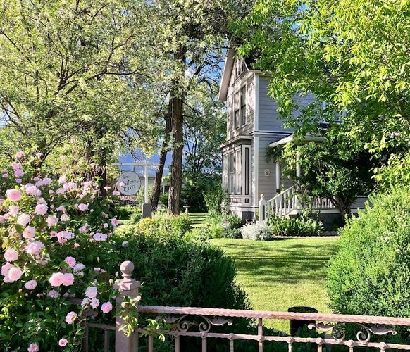 A beautiful garden of hotel