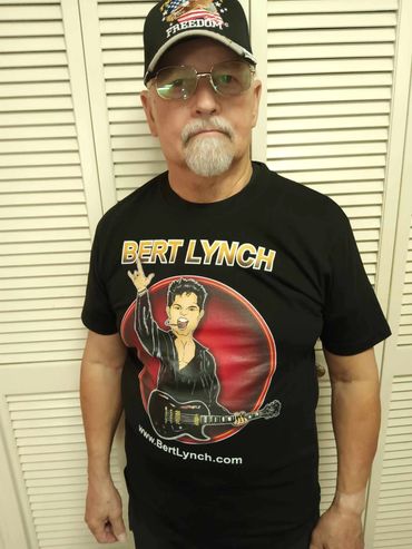 Robert Land with his Bert Lynch Black T-Shirt looking great Robert