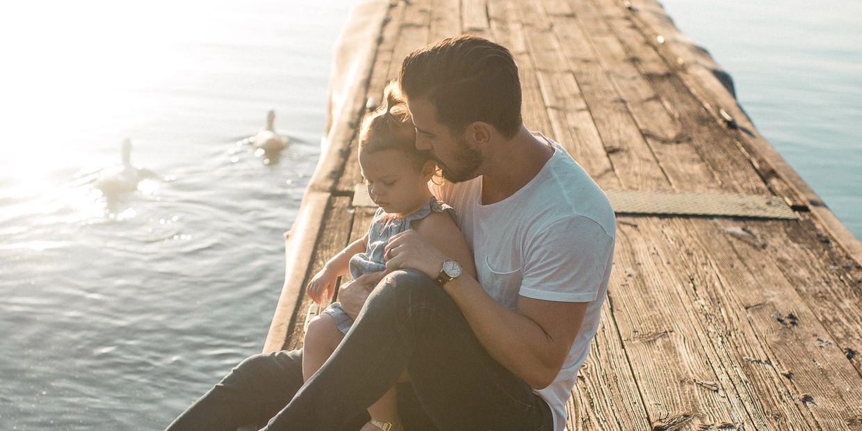 Hey man taking care of a child