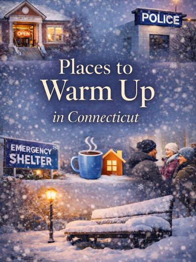 211 has a list of places to stay warm in CT. Warming centers in Connecticut!