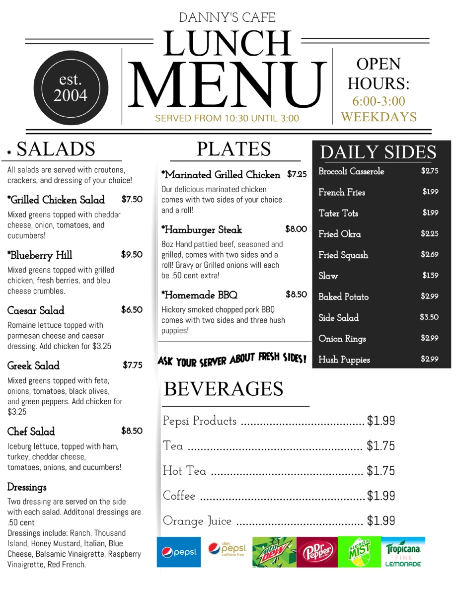 Danny #39 s Cafe and Catering