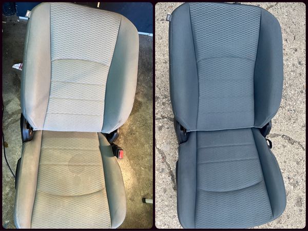 Before & after seat shampoo 