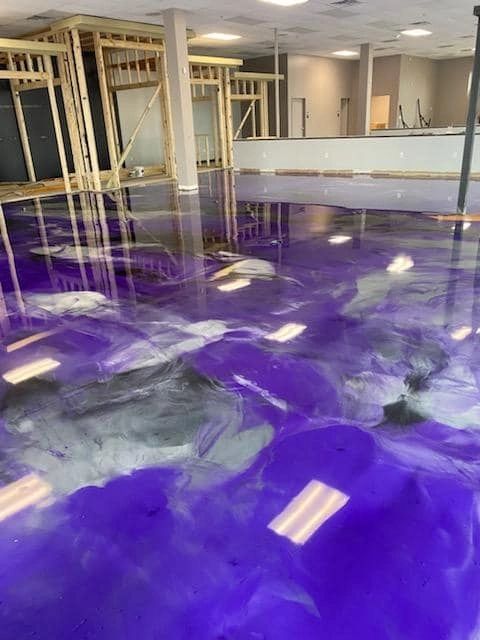 Metallic Epoxy Flooring - Dallas, Texas