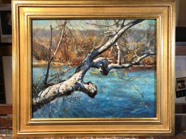 Bucks county landscape painting by Glenn Harrington 