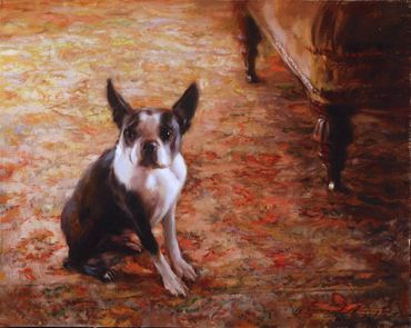 Dog painting by Glenn Harrington 