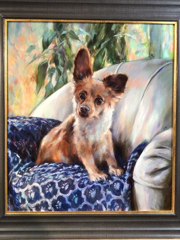 Dog painting by Glenn Harrington 