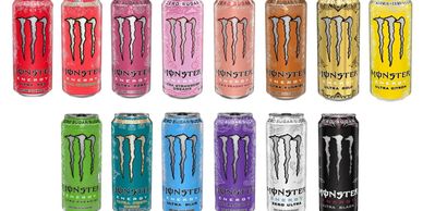 Monster and Red Bull