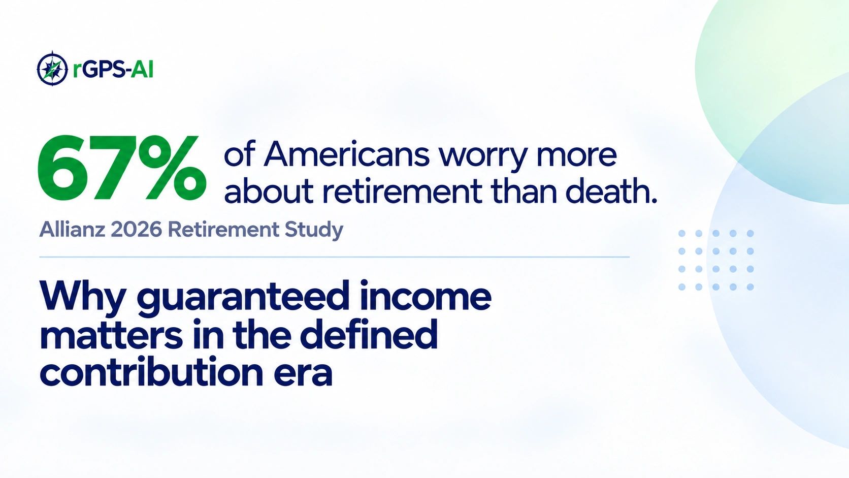 Why Lifetime Income Matters in the Defined Contribution Era