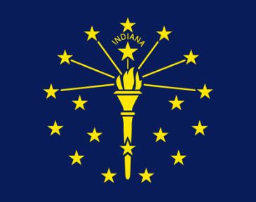 Bandera Indiana State Flag
