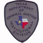 TexasDepartment of CriminalJustice Institutional Division Patch