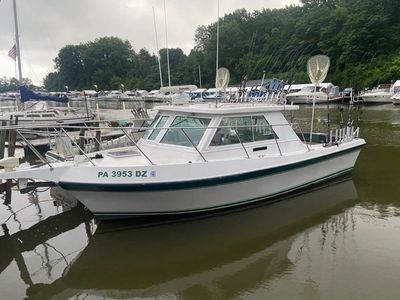 Fishing charter boat Docked at Jacks Marine in Ashtabula Ohio