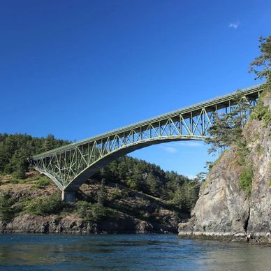 Spanning two islands and connected by a series of iconic bridges, Deception Pass features a mix of r