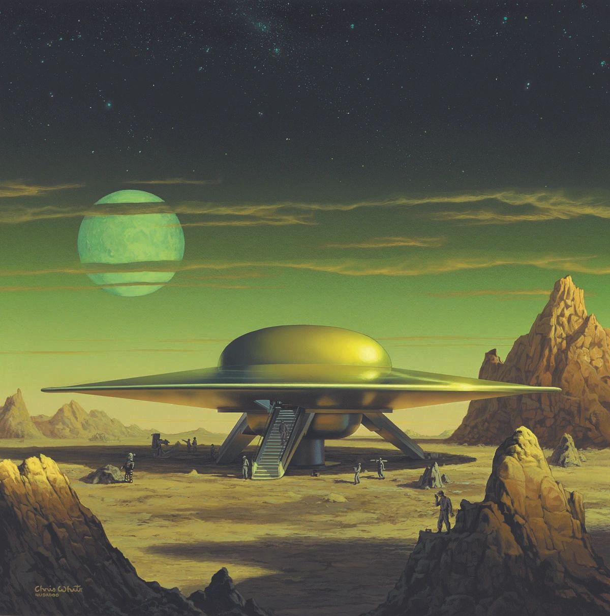 C-57D Spaceship from the movie Forbidden Planet