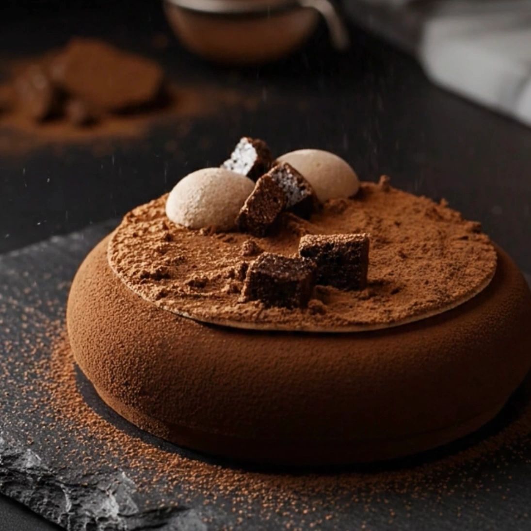 Italy meets France with this Tiramisu flavoured entremet cake. 