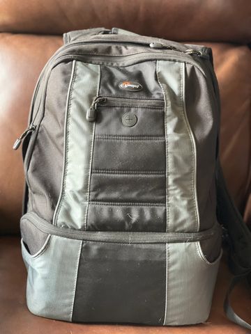 Greg's camera bag - Lowepro CompuDayPack