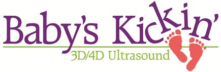 Baby's Kickin Ultrasound Logo
