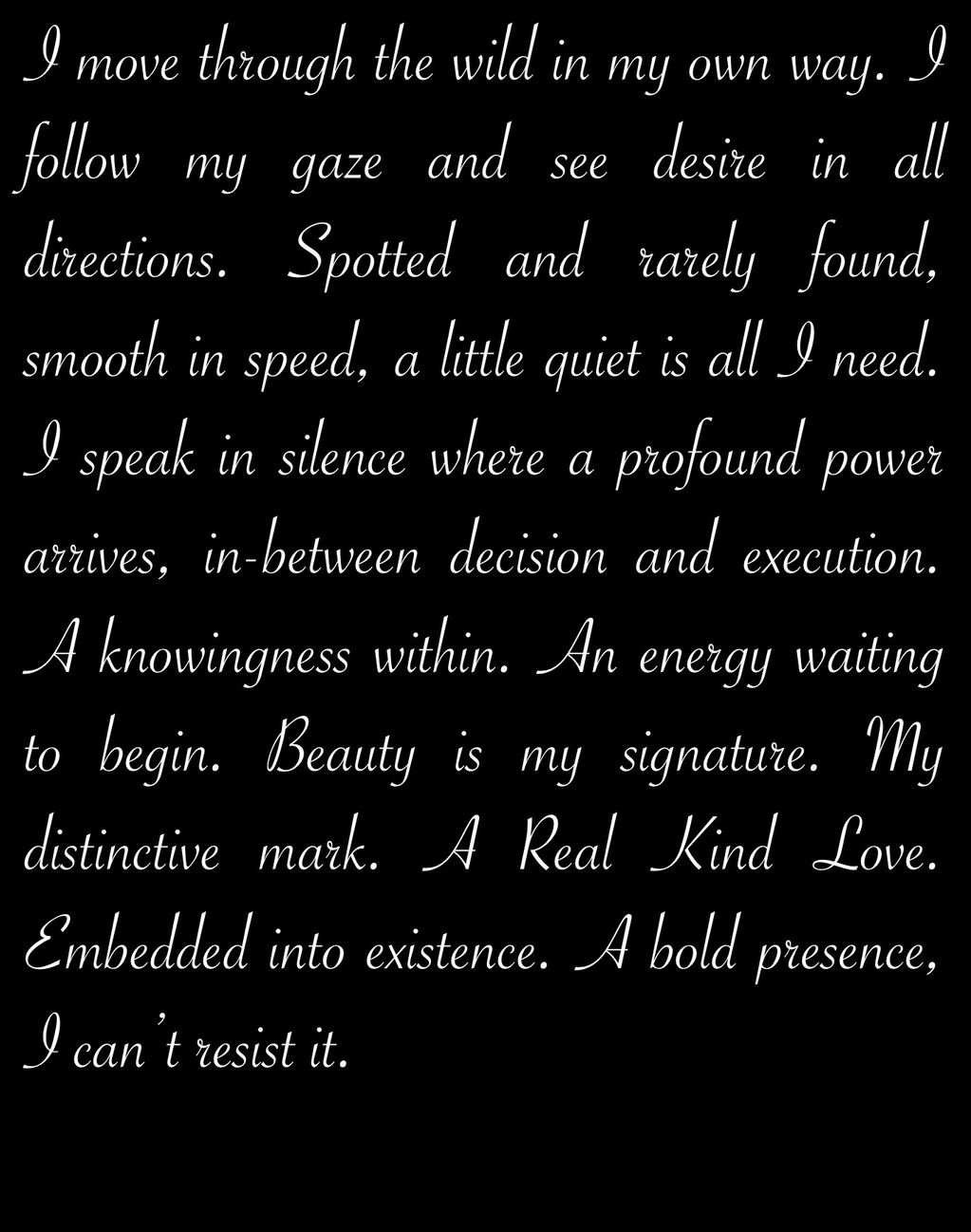A poetic reflection on strength, beauty, and inner power.