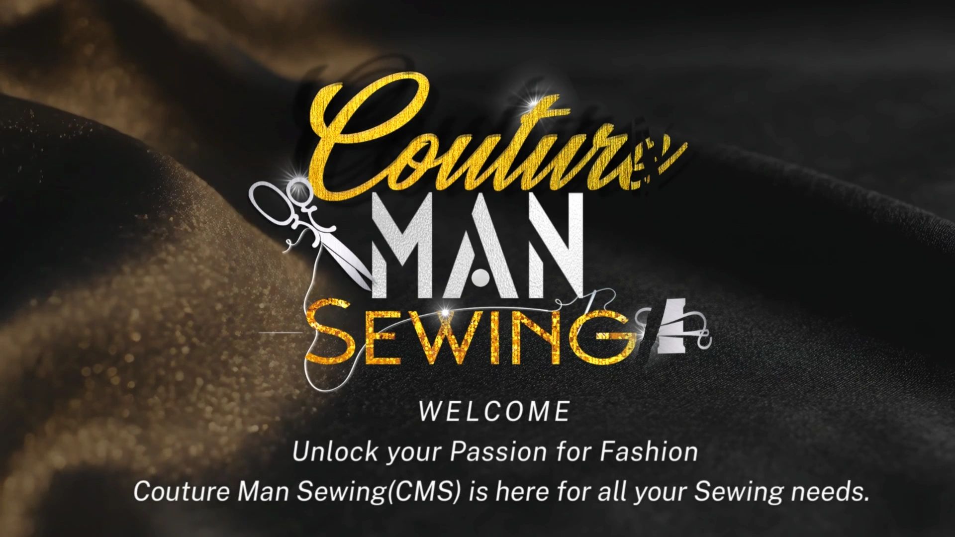 Couture Man Sewing