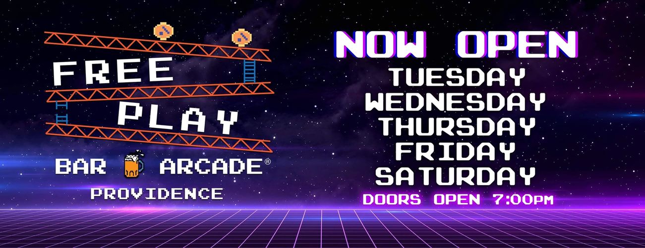 Arcade Games, Pinball, Craft Beer Free Play Bar Arcade