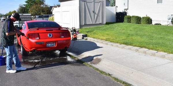 Ford Mustang Car Wash