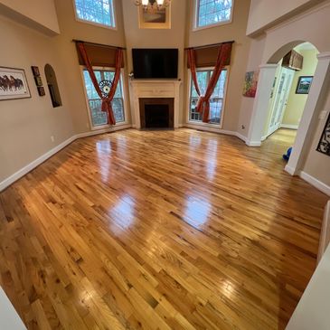 Hardwood floor cleaning in Asheville North Carolina. 
