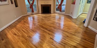 Hardwood floor cleaning in Asheville, NC by Elevation Restoration and Floor Cleaning. 