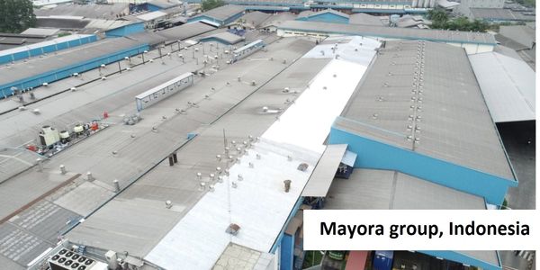Msyora Group, Indonesia applied MS-Thermashield to their roof to reduce the interior temperature by 