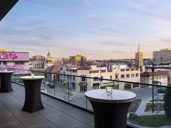 Cascade balcony view over the Crown Plaza