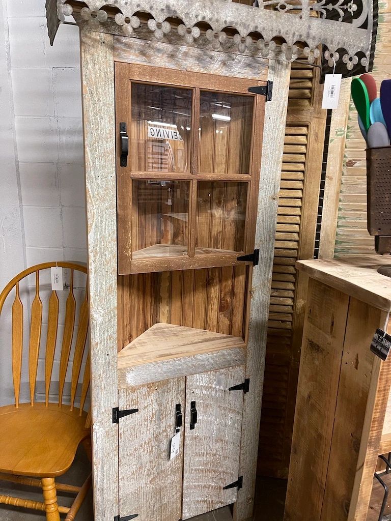 Corner Cupboard, with glass door