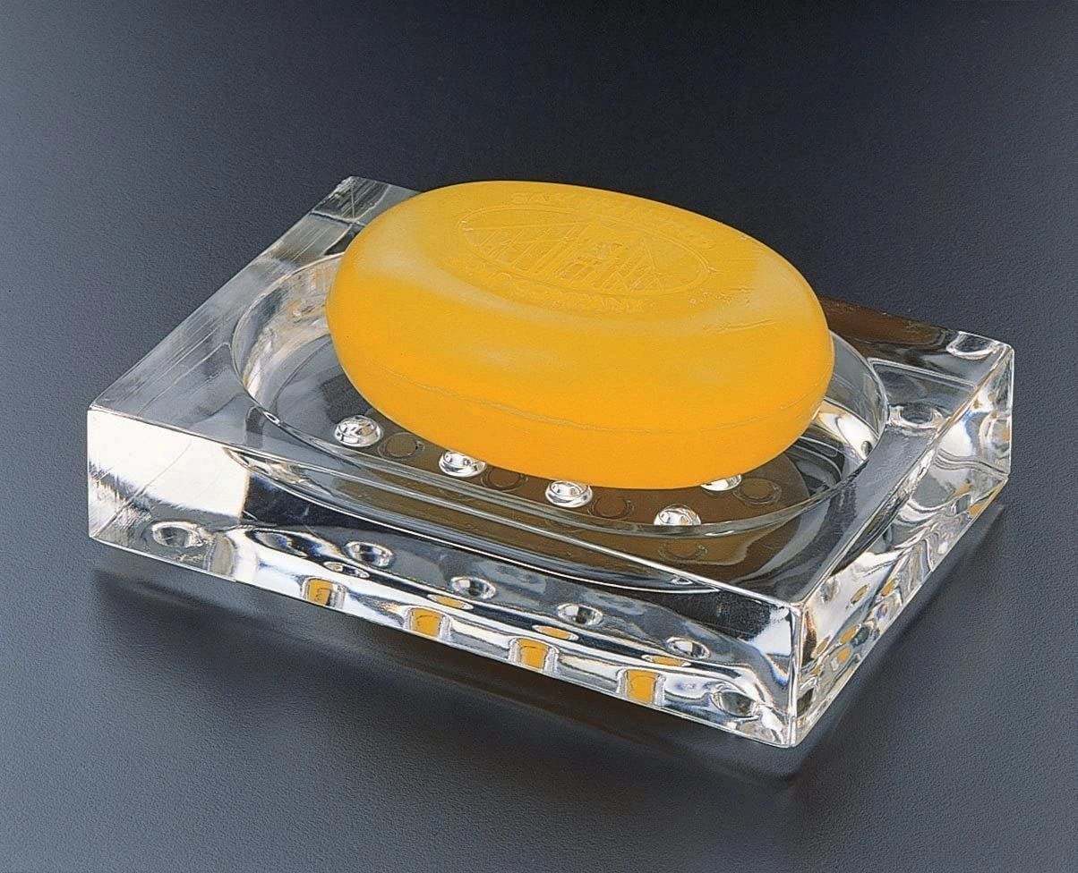 Modern Innovations Acrylic Soap Dish - Shatterproof Clear Plastic