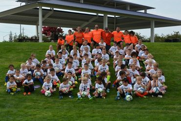 Pro Soccer Lessons players