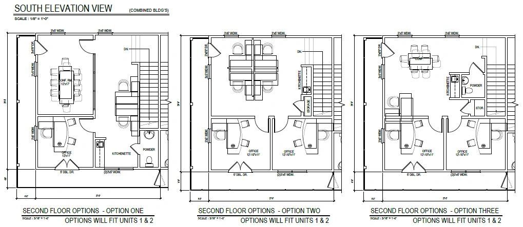 2nd Story - Sample Floor Plan Options