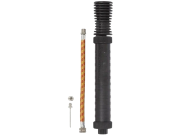 DOUBLE ACTION BALL PUMP - Dimension : 20CM (L) x 3CM (W)
Ball Pump Hose x 1
Pump Needle x 2
Colour : Black