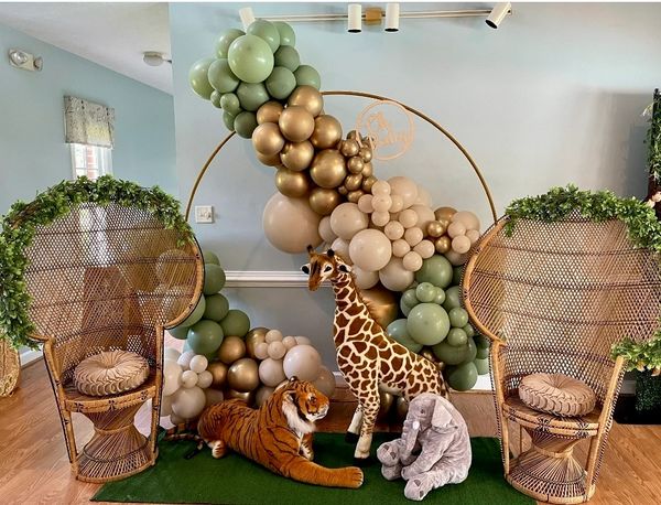 Safari theme shower backdrop 