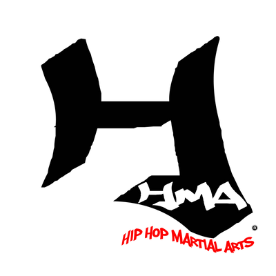 Stylized black letter 'H' with red text below on transparent background.