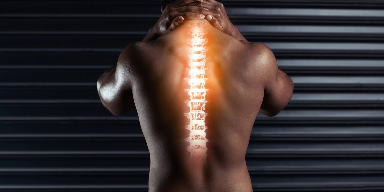 Image of a man's spine