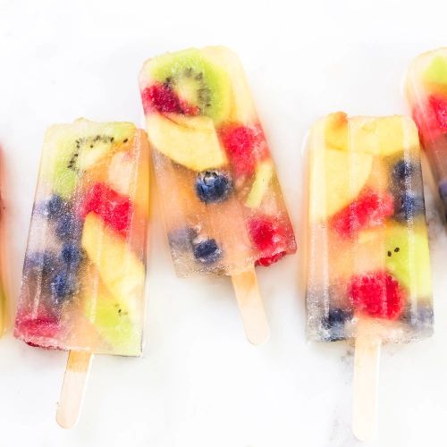 Whole fruit popsicles