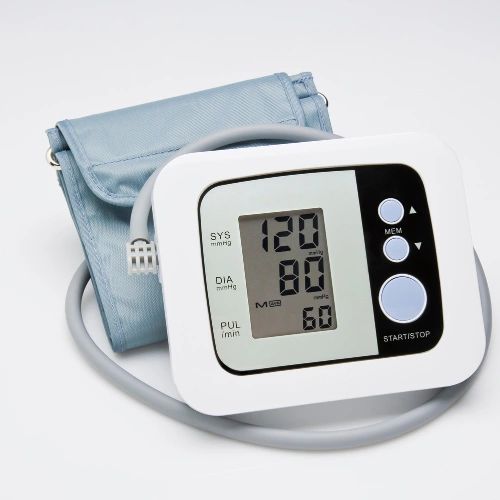 blood pressure cuff and monitor