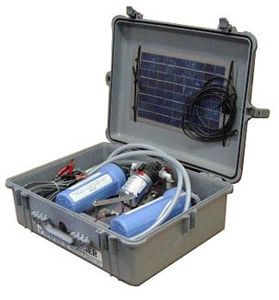 Water Purifier Solar Panel Pelican Box