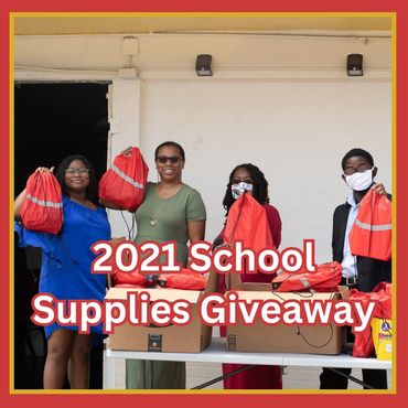 We came together as a church to pray over and share school supply bags with our community. 