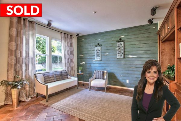 Family room of condominium unit sold by San Diego real estate agent, Claudia Zeier