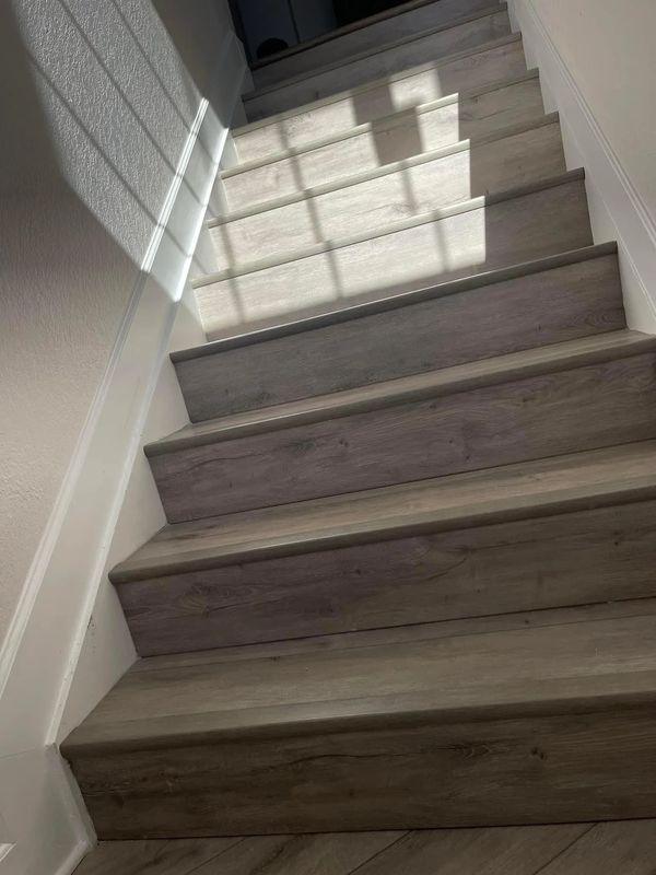 Vinyl Stairs Installation 